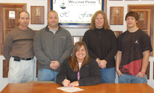 Alyssa Biery is a four-time all-conference player at Marion HS