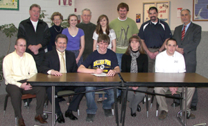 Jason Batek earned two all-conference laurels at Illinois Valley Central HS
