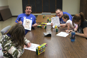 Statesmen wrestlers had fun teaching kids about health