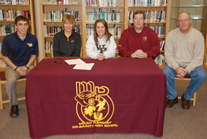 Natalie Booton is a three-time first-team all-conference player and a Second-Team All-State pick