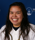 Diana Cassaro had two of her team's five hits