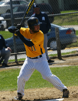Jayme Mueller had two hits, scored the game-winning run, and struck out four in six innings