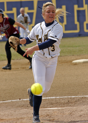Jennifer Whitehead led the MCC in most pitching categories this year
