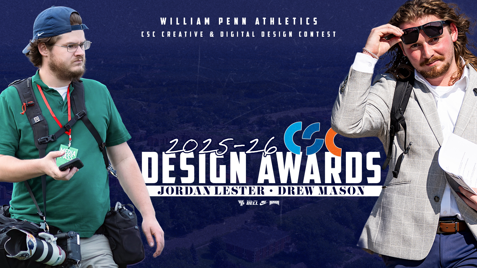 Graphic Designers Mason, Lester Honored in CSC Creative &amp; Digital Design Contest