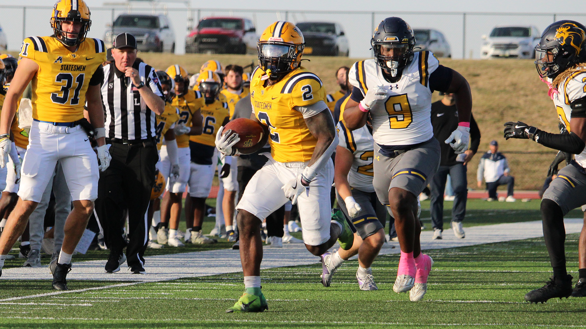 Loring&rsquo;s Trio of TDs Pushes Statesmen to Homecoming Win Over Clarke
