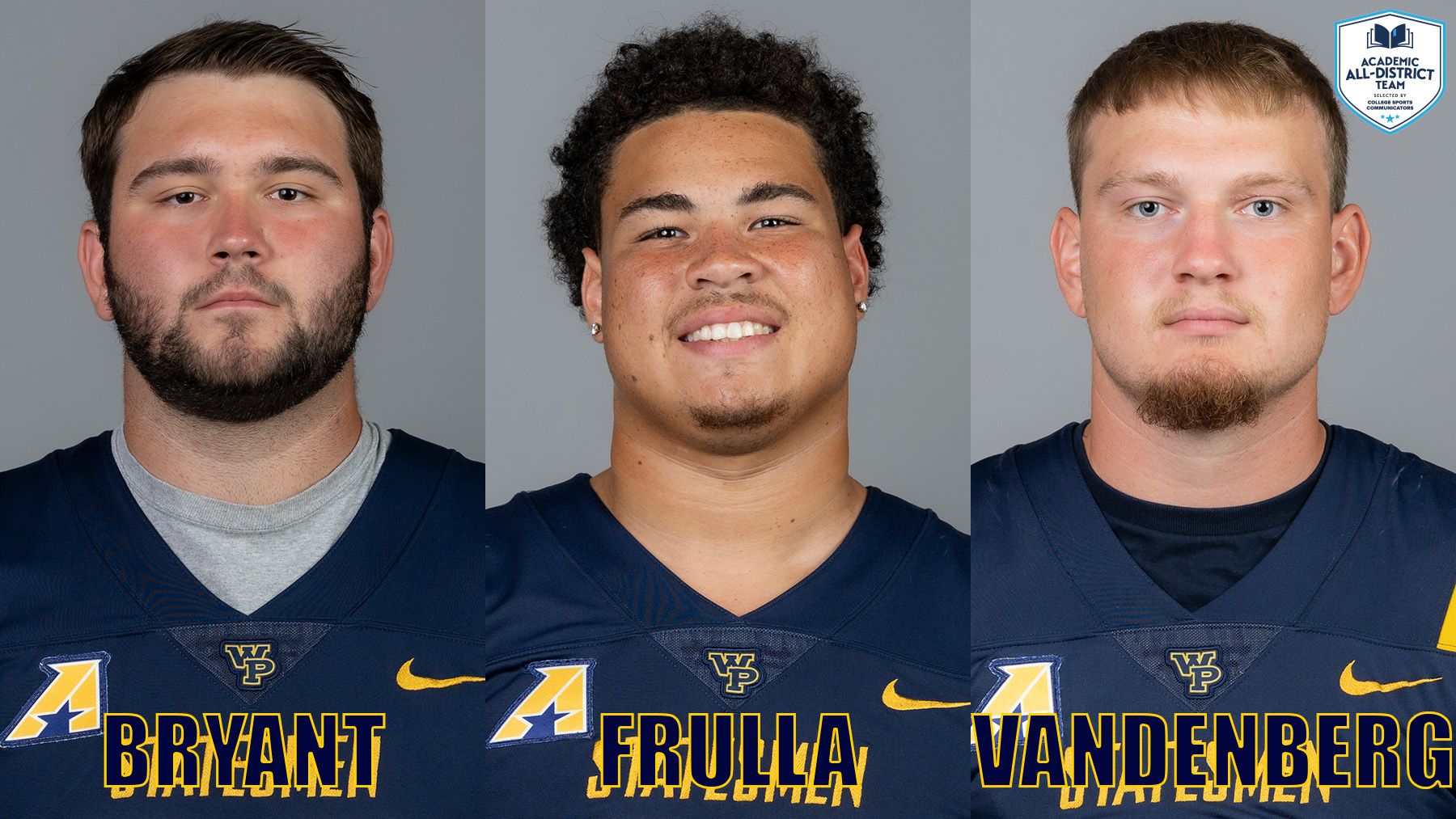 Three Claim CSC Academic All-District Accolades
