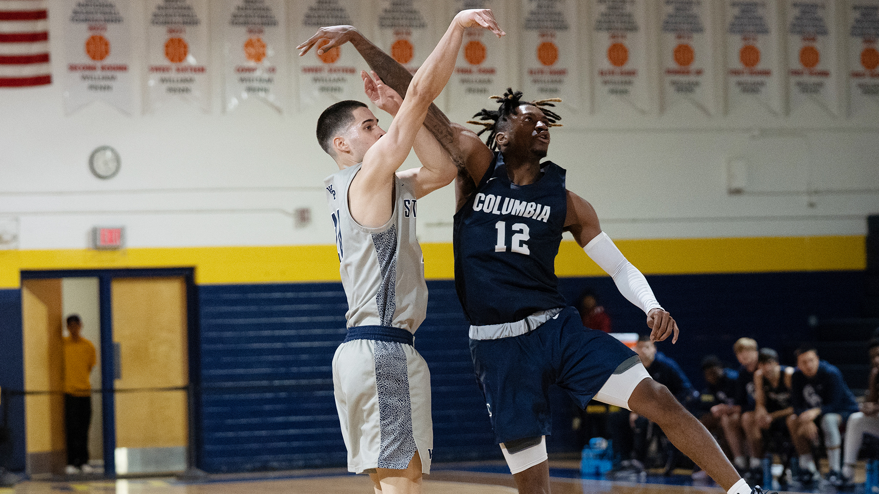 Second Half Propels Statesmen to Heart Win Over Mount Mercy