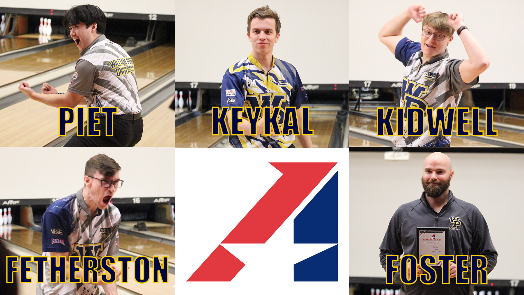 Aidan Piet Leads League as POY; Coach Foster, Keykal, Kidwell, and Fetherston Also Honored