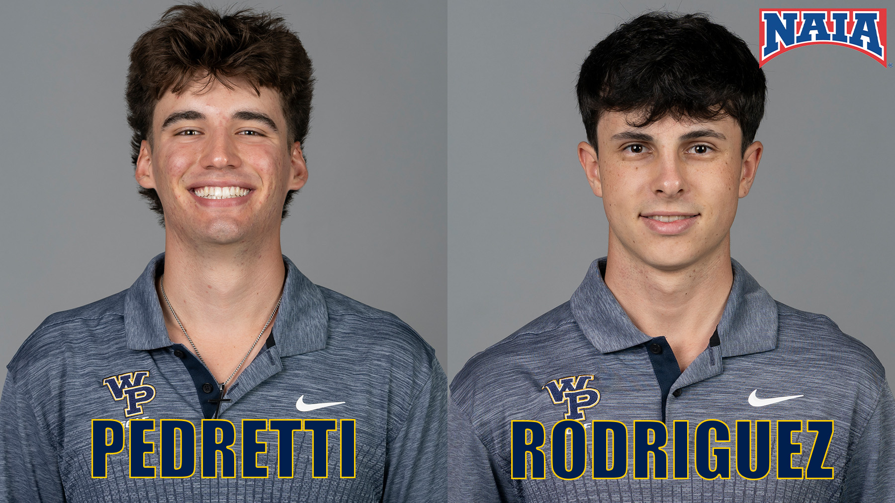 Pedretti, Rodriguez Honored as NAIA Scholar-Athletes