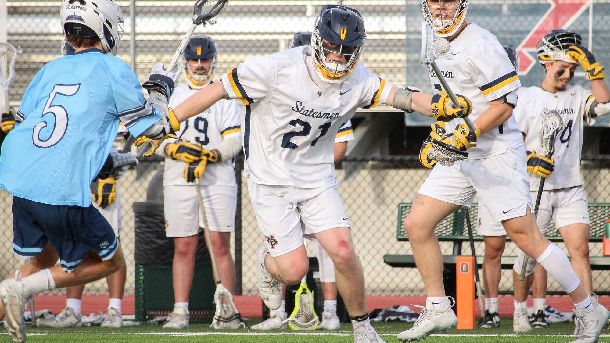 Statesmen Blow by Braves in Season Opener 29-0