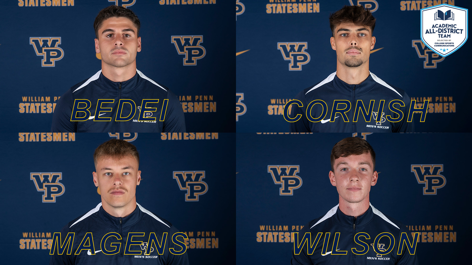 Four Garner CSC Academic All-District Honors