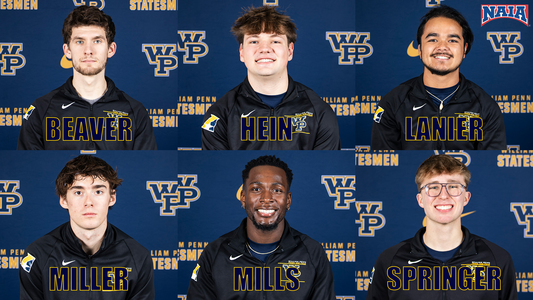 NAIA Scholar-Athlete Honors to Half Dozen