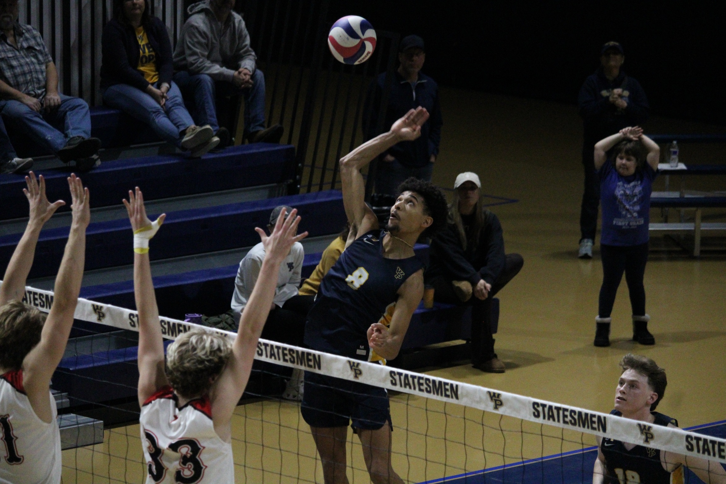 Statesmen Edge Out Indiana Tech in Straight Sets
