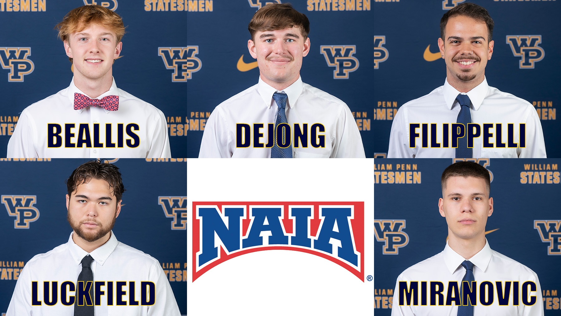 Quintet Pick Up NAIA Scholar-Athlete Recognition