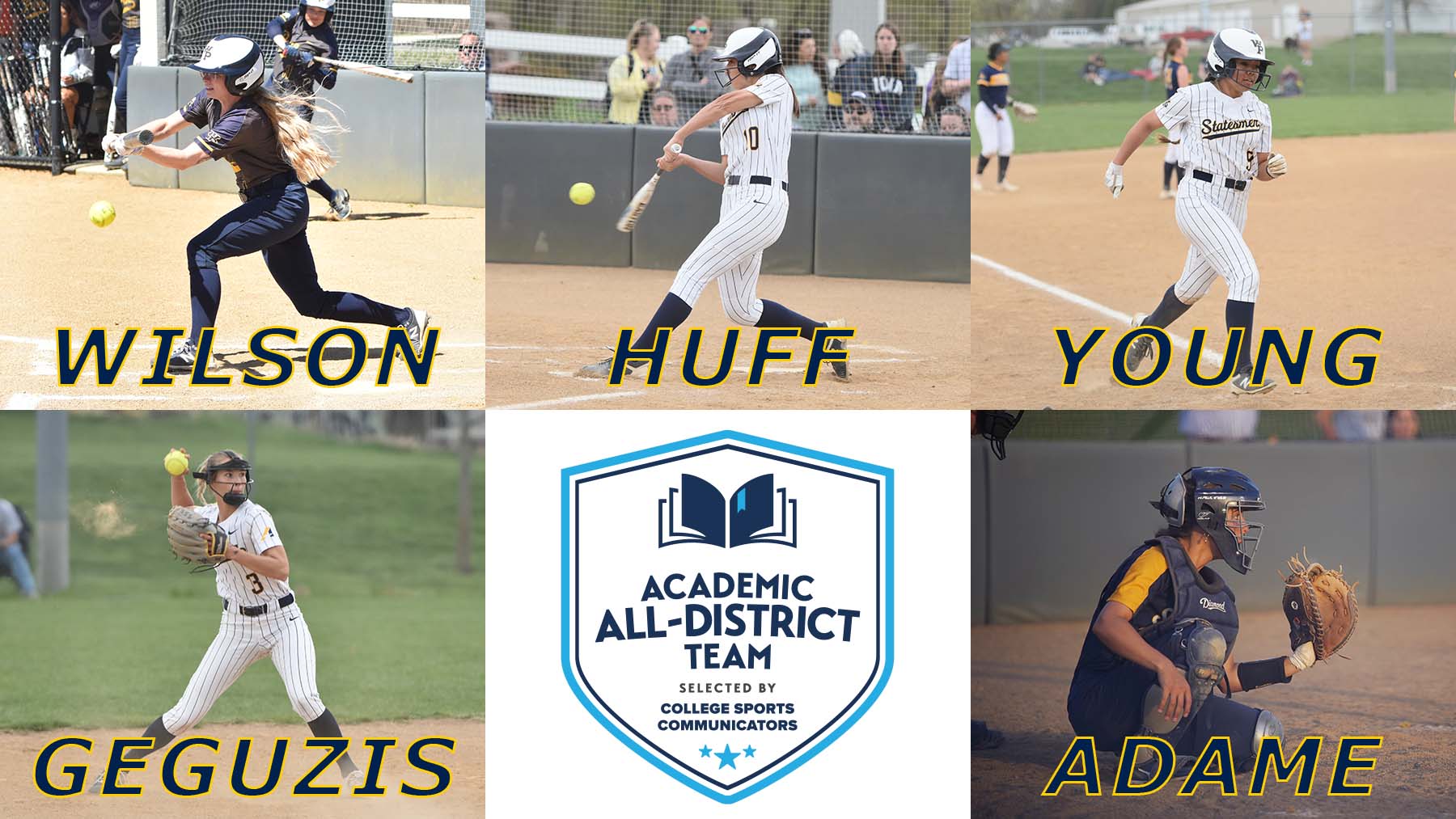Five Earn Academic All-District Honors