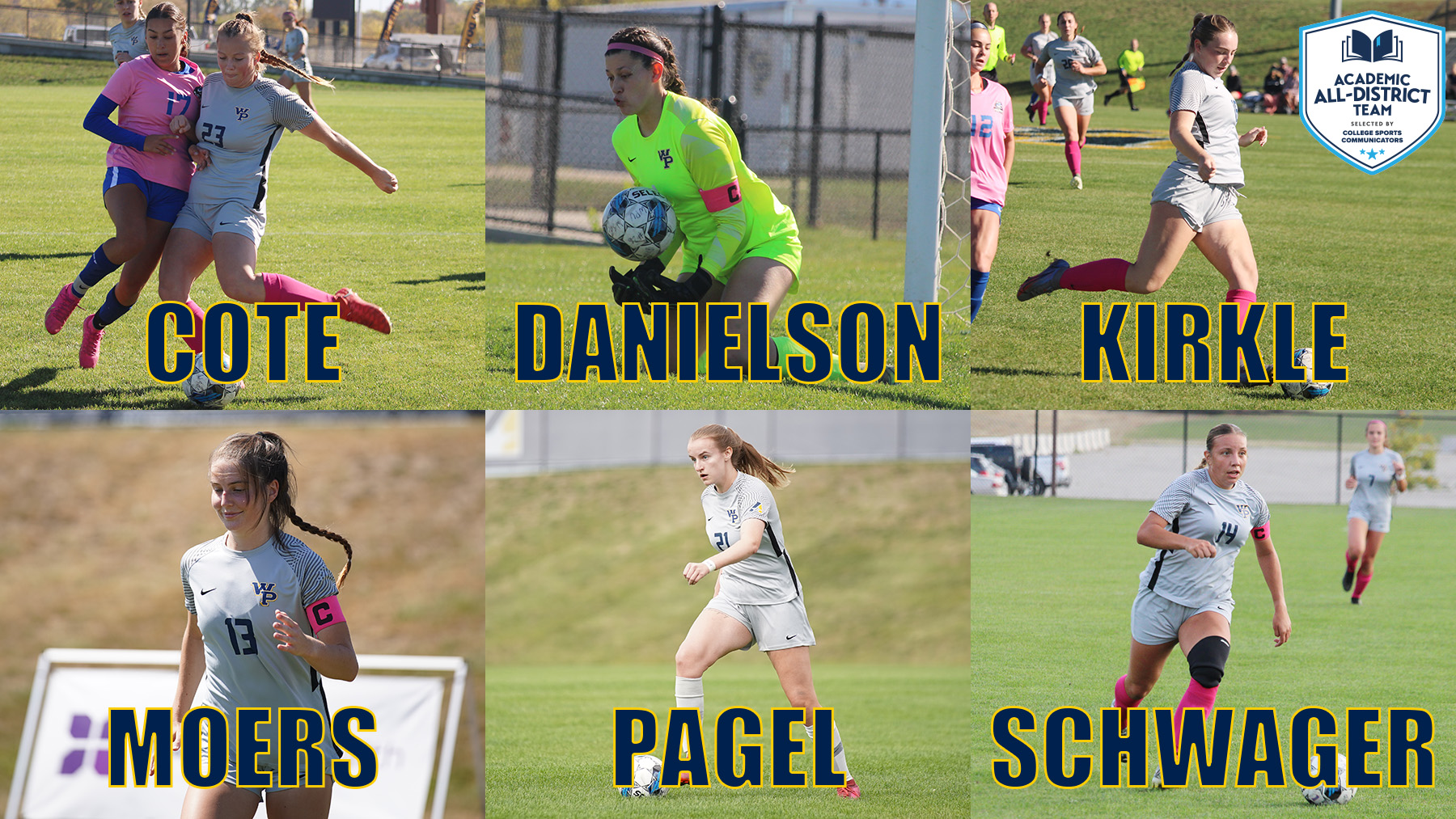 Six Receive CSC Academic All-District Awards